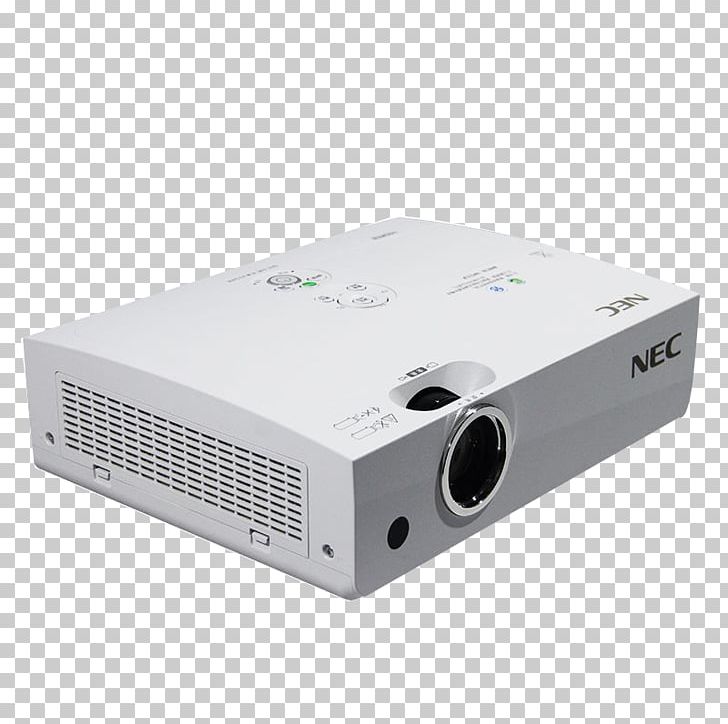 LCD Projector Video Projector High-definition Television Output Device NEC PNG, Clipart, 1080p, Background White, Black White, Dots Per Inch, Electronic Device Free PNG Download
