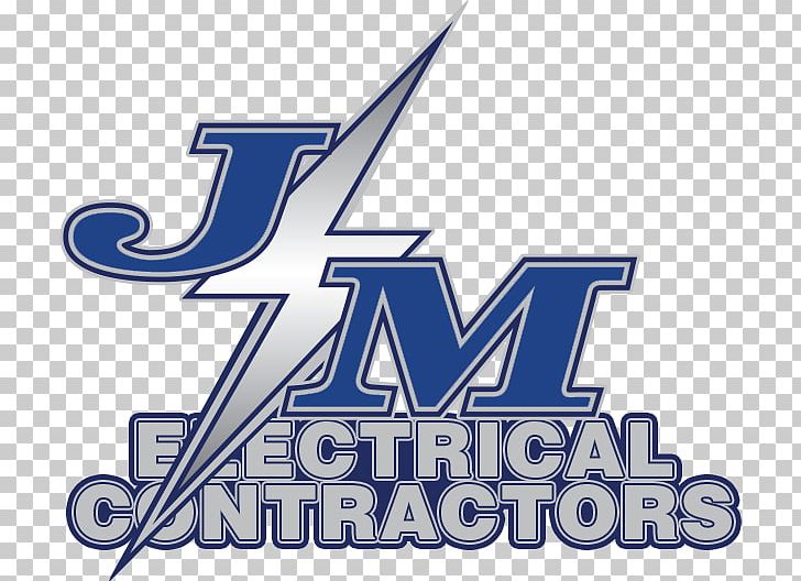 Logo Jm Electrical Contractors PNG, Clipart, Angle, Blue, Brand, Contractor, Electrical Wires Cable Free PNG Download
