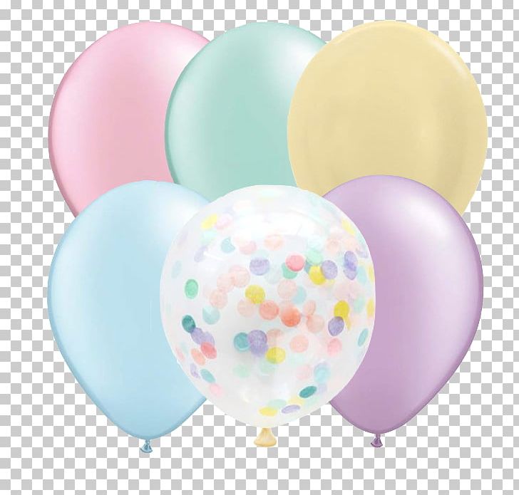 Gas Balloon Confetti Pastel Gift PNG, Clipart, Balloon, Blue, Confetti, Decoration, Desk Free PNG Download