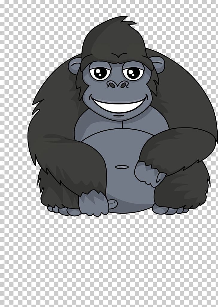 Gorilas (Gorillas) Animal Hunting Cartoon PNG, Clipart, Animal, Animals, Ape, Black, Cartoon Free PNG Download