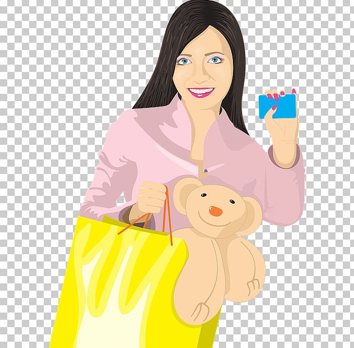 Shopping Credit Card Bag PNG, Clipart, Arm, Bag, Beauty, Black Hair, Brown Hair Free PNG Download