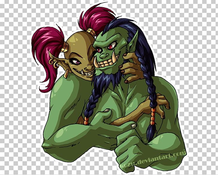 Half-orc World Of Warcraft Demon Drawing PNG, Clipart, Art, Couple, Demon, Deviantart, Drawing Free PNG Download