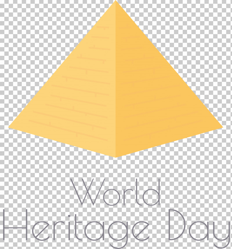 Triangle Line Yellow Meter Pyramid PNG, Clipart, Geometry, International Day For Monuments And Sites, Line, Mathematics, Meter Free PNG Download