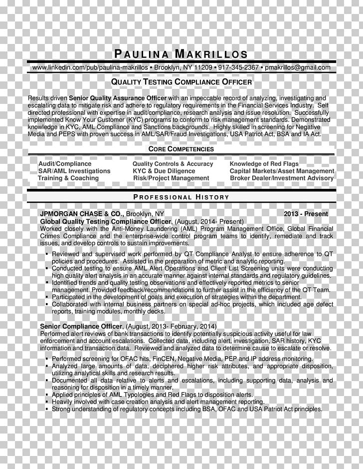 Regulatory Compliance Document Résumé Chief Compliance Officer Curriculum Vitae PNG, Clipart, Adibide, Application For Employment, Area, Chief Compliance Officer, Cover Letter Free PNG Download