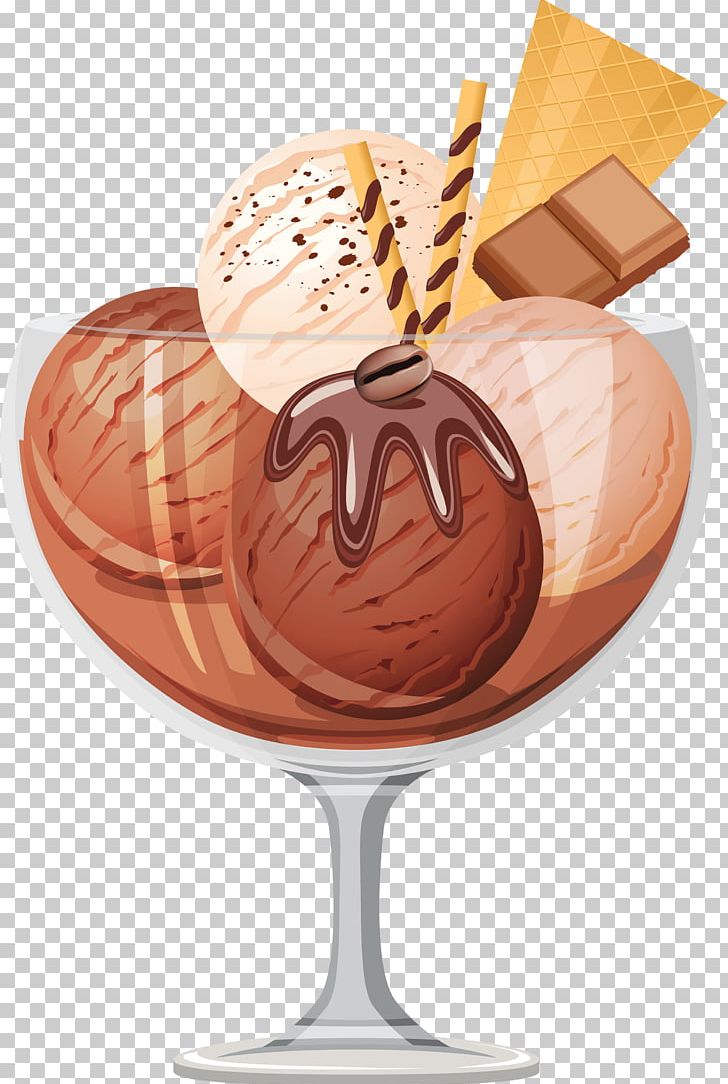 Ice Cream Sundae Waffle Gelato PNG, Clipart, Bowl, Chocolate, Chocolate Ice Cream, Chocolate Spread, Cream Free PNG Download