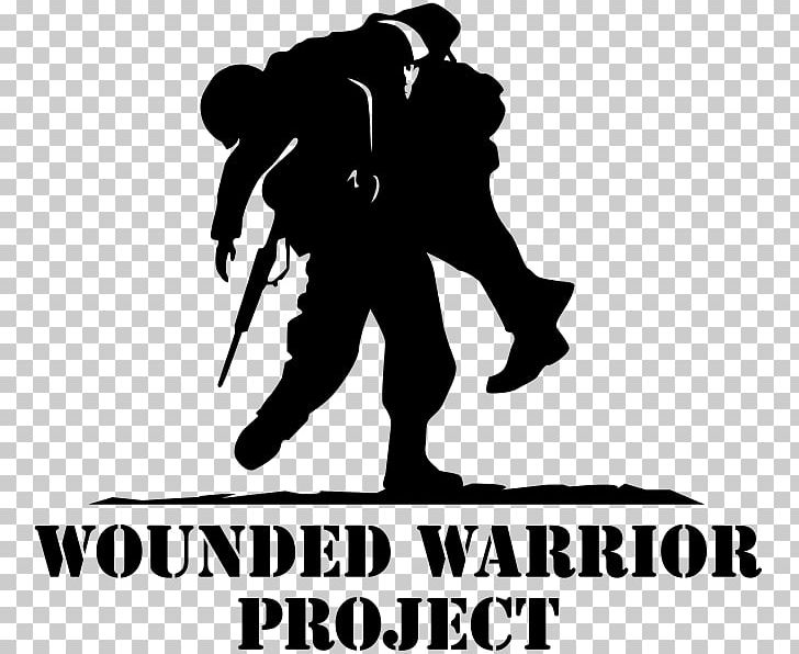 Wounded Warrior Project Logo United States Silhouette PNG, Clipart, Black, Black And White, Brand, Drawing, Human Behavior Free PNG Download