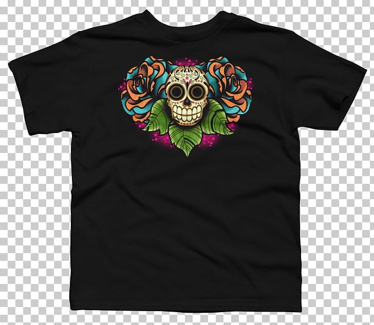 T-shirt Calavera Skull Day Of The Dead Death PNG, Clipart, Art, Bluza, Bone, Brand, Calavera Free PNG Download