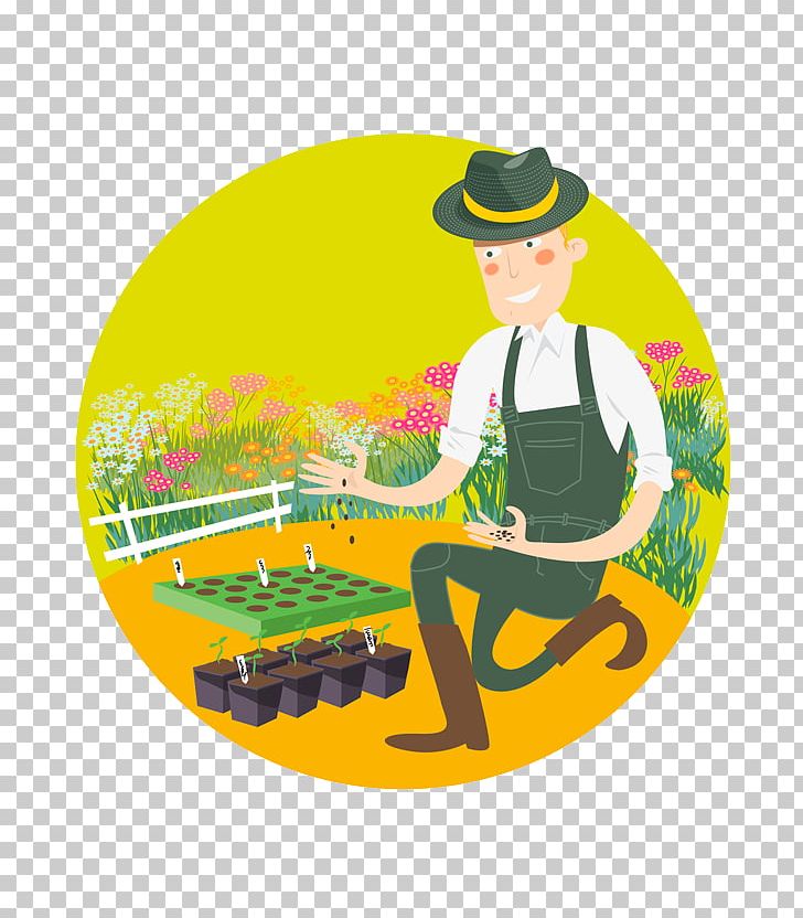 Sowing Drawing Gardener Agriculture PNG, Clipart, Agriculture, Cook, Drawing, Garden, Gardener Free PNG Download