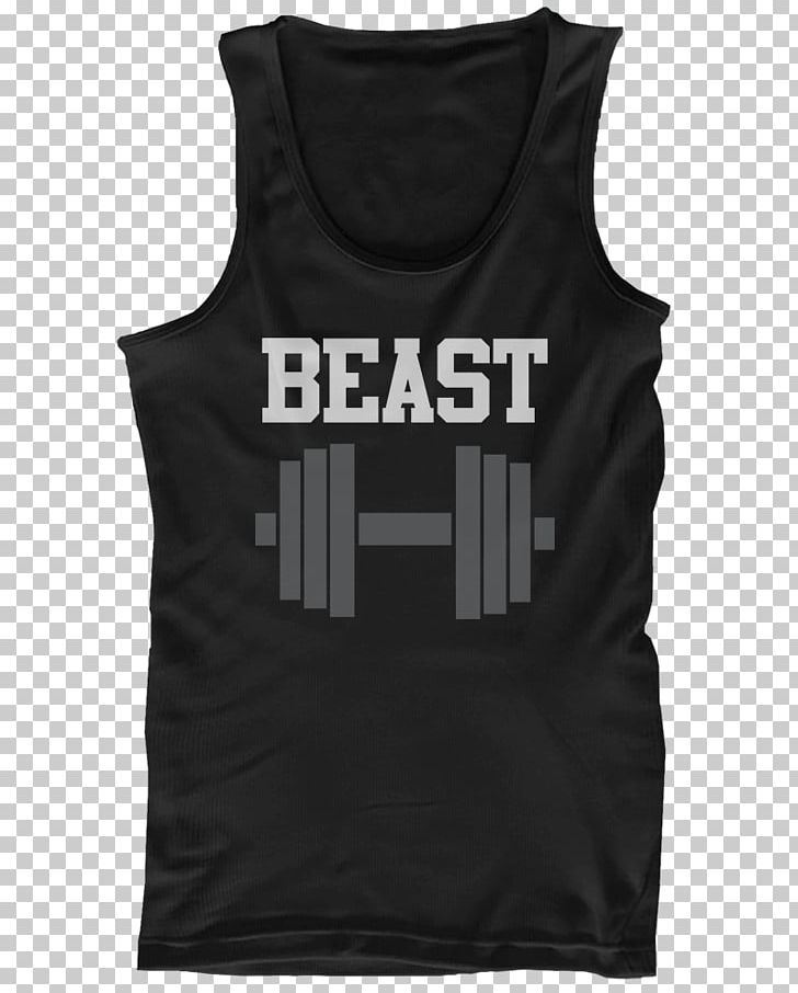 T-shirt Hoodie Beast Sleeveless Shirt Top PNG, Clipart, Active Shirt, Active Tank, Beast, Beauty And The Beast, Black Free PNG Download