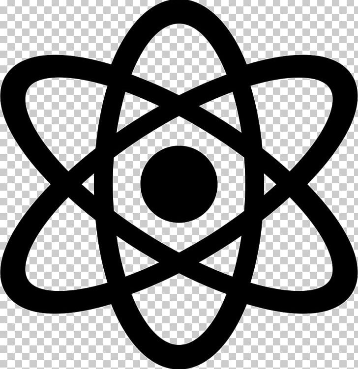 Science Computer Icons Atom Laboratory Symbol PNG, Clipart, Area, Atom, Black And White, Chemistry, Circle Free PNG Download