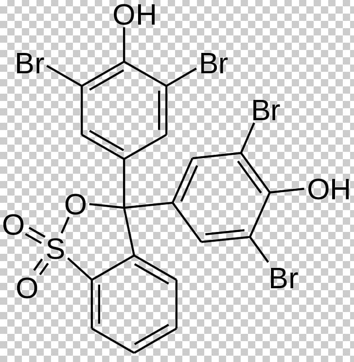 Bromophenol Blue Chemistry Chemical Substance Molecule Chemical Formula PNG, Clipart, Acid, Angle, Area, Ballandstick Model, Black And White Free PNG Download