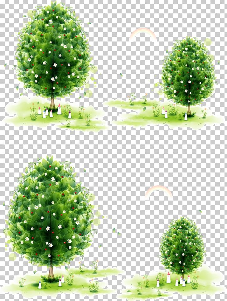 Watercolor Painting Drawing Illustration PNG, Clipart, Branch, Cartoon, Cartoon Trees, Christmas Decoration, Encapsulated Postscript Free PNG Download
