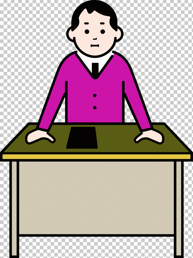 Teacher Desk Male PNG, Clipart, Behavior, Desk, Education, Furniture, Geometry Free PNG Download