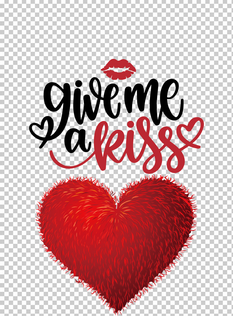 Give Me A Kiss Valentines Day Love PNG, Clipart, Heart, Kiss, Love, M095, Red Free PNG Download