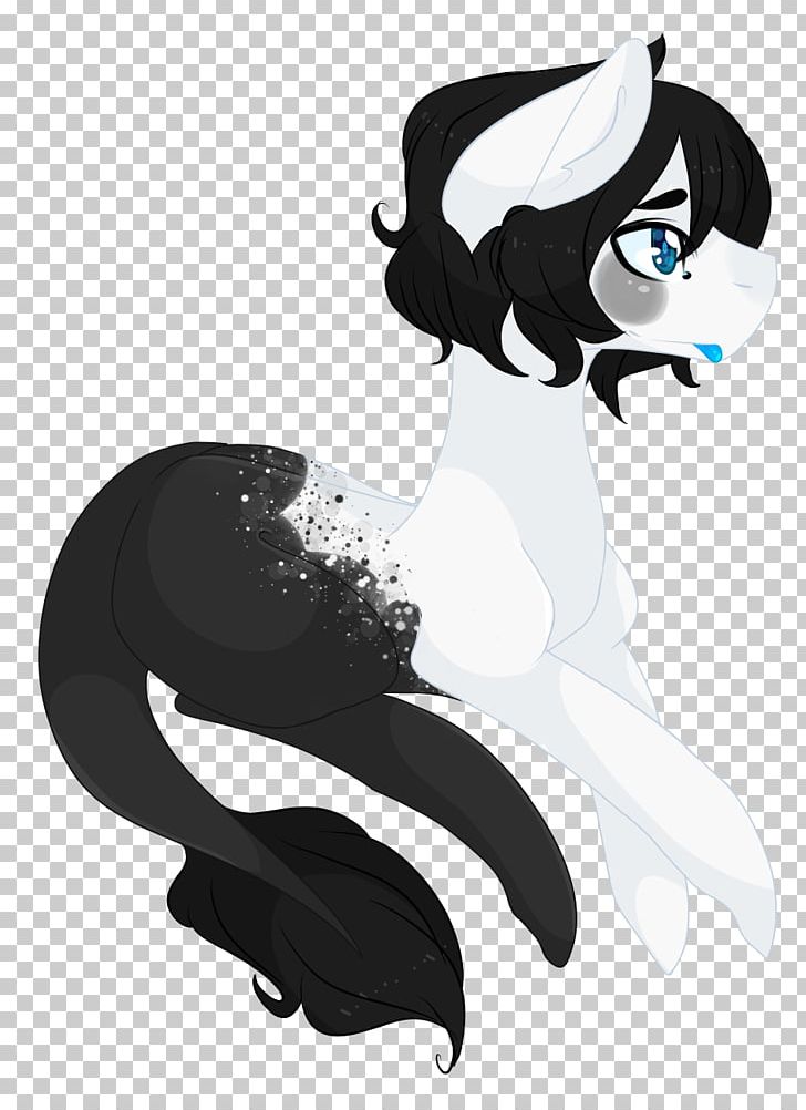 Horse Cartoon Black Hair PNG, Clipart, Animals, Art, Black, Black And White, Black Hair Free PNG Download