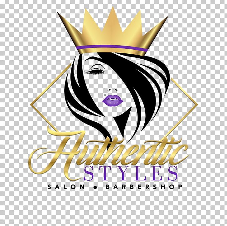 Authentic Styles Salon & Barbershop Beauty Parlour Hair Logo PNG, Clipart, Art, Artwork, Barber, Beauty Parlour, Brand Free PNG Download