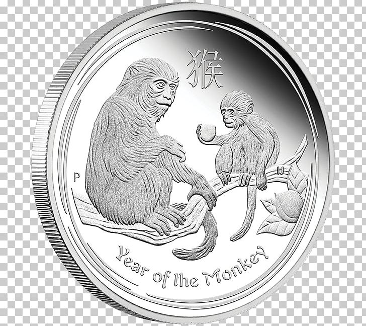 Perth Mint Bullion Coin Lunar Series Proof Coinage PNG, Clipart, Australian Lunar, Australian Silver Kookaburra, Black And White, Bullion, Bullion Coin Free PNG Download