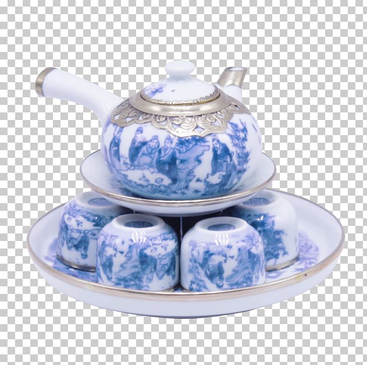Ceramic Teapot Bát Tràng Porcelain Saucer PNG, Clipart, Blue And White Porcelain, Blue And White Pottery, Bowl, Ceramic, Cup Free PNG Download