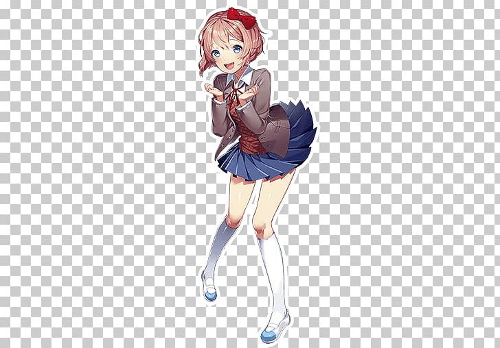 Doki Doki Literature Club! Team Salvato Cosplay Video Games 0 PNG, Clipart, 2017, Anime, Brown Hair, Character, Cosplay Free PNG Download