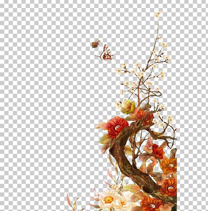 Illustrator Comics Illustration PNG, Clipart, Blossom, Branch, Chinese Style, Deco, Drawing Free PNG Download