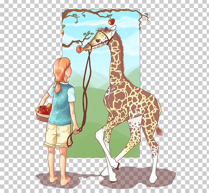 Giraffe Neck Cartoon Terrestrial Animal PNG, Clipart, Animal, Animals, Cartoon, Fauna, Giraffe Free PNG Download