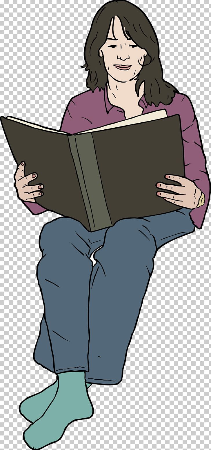 Woman Reading PNG, Clipart, Arm, Art, Book, Brown Hair, Cartoon Free PNG Download