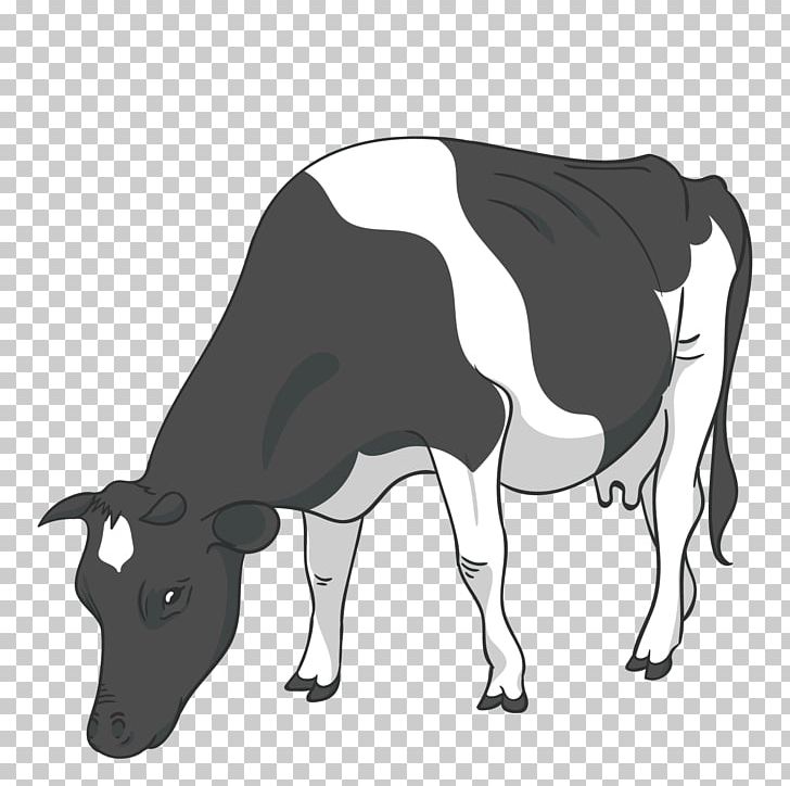Cattle Drawing PNG, Clipart, Adobe Illustrator, Animals, Background Black, Black, Black And White Free PNG Download