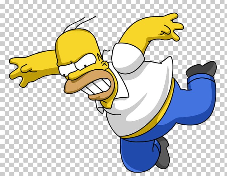 Homer Simpson Milhouse Van Houten Bart Simpson D'oh! PNG, Clipart, Artwork, Beak, Bird, Cartoon, Doh Free PNG Download