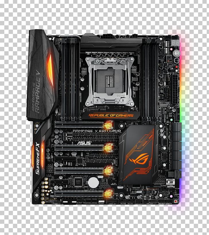 Intel X99 LGA 2011 Motherboard ASUS PNG, Clipart, Atx, Central Processing Unit, Computer Accessory, Computer Case, Computer Component Free PNG Download