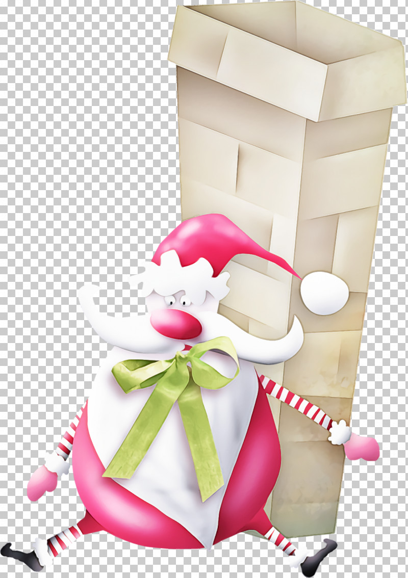 Christmas Santa Santa Claus Saint Nicholas PNG, Clipart, Christmas Santa, Father Christmas, Kris Kringle, Pink, Ribbon Free PNG Download