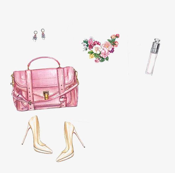 Fashion Bags PNG, Clipart, Bags Clipart, Cartoon, Fashion Clipart, Flowers, Hand Free PNG Download