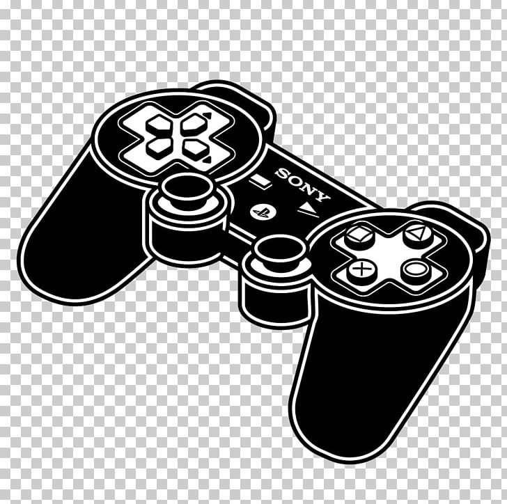 Game Controllers Joystick PlayStation PNG, Clipart, Art, Black, Black And White, Electronics, Game Controller Free PNG Download