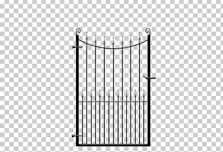 Gate Fence Wrought Iron Garden Metal PNG, Clipart, Angle, Area, Baluster, Black And White, Door Free PNG Download