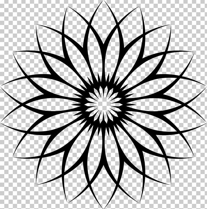 Line Art Drawing Flower PNG, Clipart, Art, Artwork, Black And White, Circle, Clip Free PNG Download
