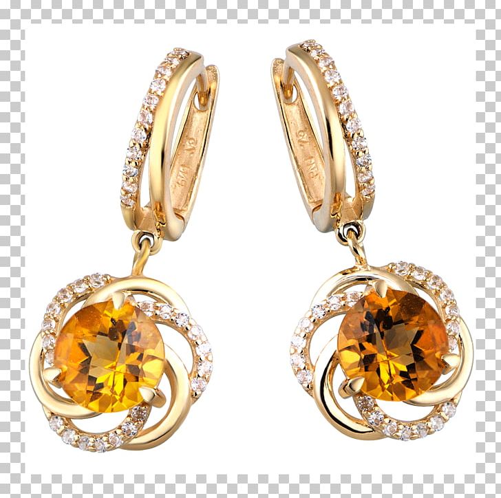 Earring Citrine Gold Body Jewellery PNG, Clipart, Amber, Body Jewellery, Body Jewelry, Bong, Citrine Free PNG Download