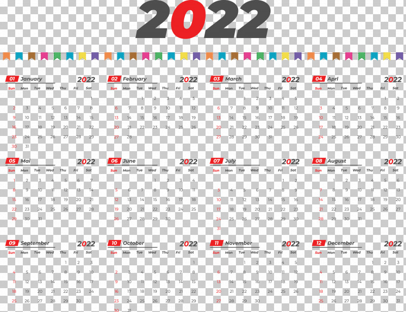 2022 Yeary Calendar 2022 Calendar PNG, Clipart, Calendar System, Line, Royaltyfree, Vector Free PNG Download
