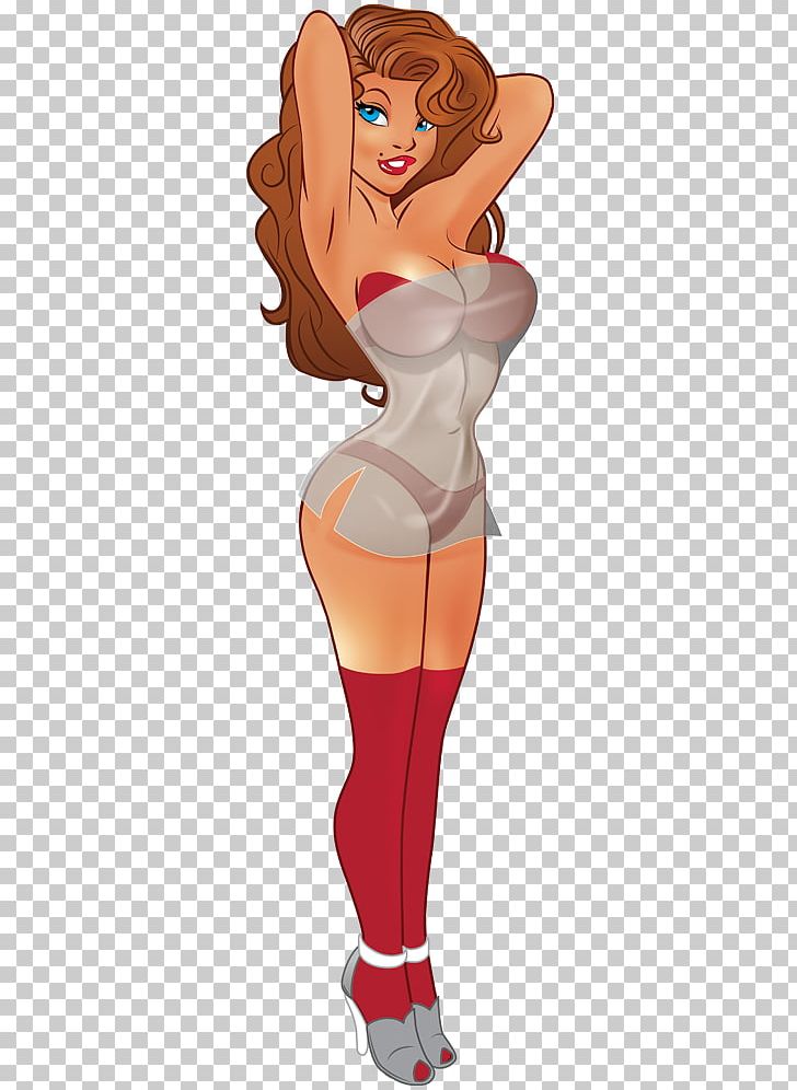 Pin-up Girl Cartoon Animation PNG, Clipart, Abdomen, Anime, Arm, Cartoon, Fictional Character Free PNG Download