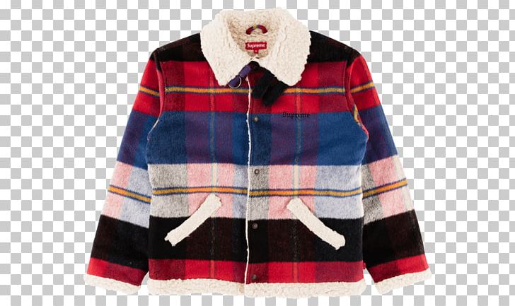 Tartan Supreme Plaid Shearling Bomber Flight Jacket PNG, Clipart, Coat, Color, Flight Jacket, Fur, Hashtag Free PNG Download