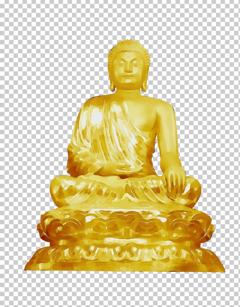 Statue Sculpture Yellow Figurine Sitting PNG, Clipart, Brass, Bronze ...