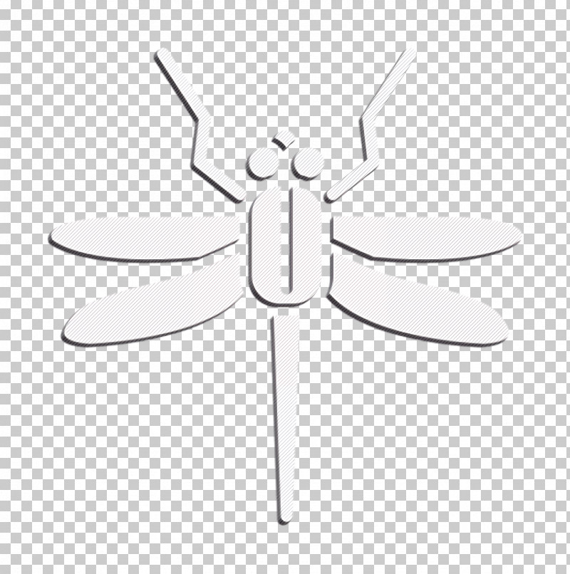 Bug Icon Dragonfly Icon Insects Icon PNG, Clipart, Black, Blackandwhite, Bug Icon, Dragonflies And Damseflies, Dragonfly Icon Free PNG Download