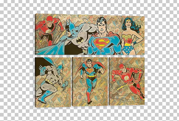 Flash Superman Batman Comic Book Art PNG, Clipart, Art, Batman, Batmansupermanwonder Woman Trinity, Canvas, Canvas Print Free PNG Download