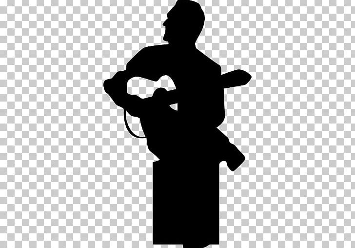 Musician Guitarist Silhouette PNG, Clipart, Acoustic Guitar, Animals, Black And White, Computer Icons, Download Free PNG Download