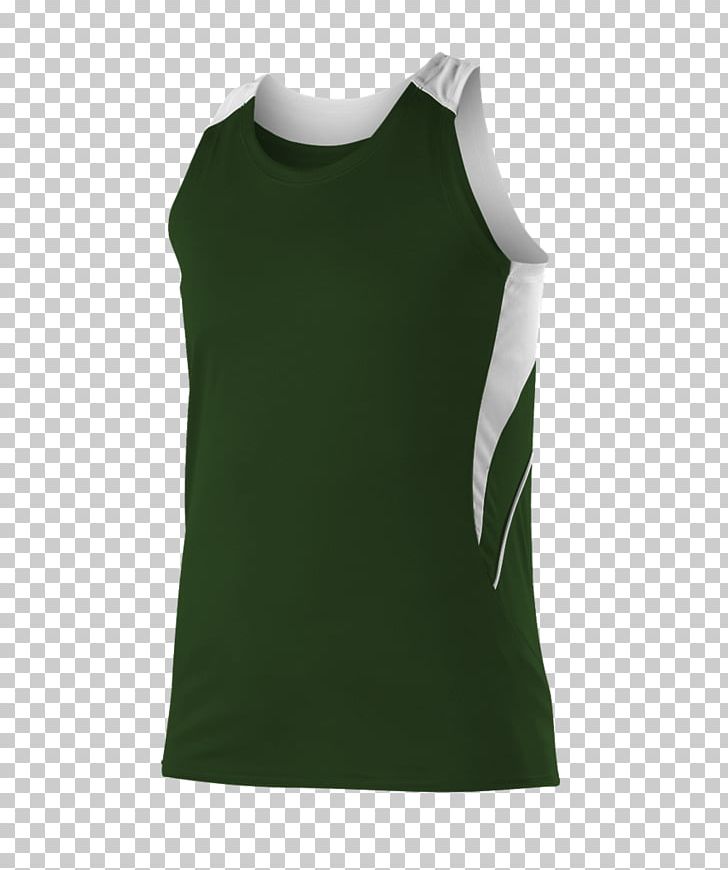 Sleeveless Shirt T-shirt Gilets Track & Field PNG, Clipart, Active Tank, Clothing, Cross Country Running, Gilets, Green Free PNG Download