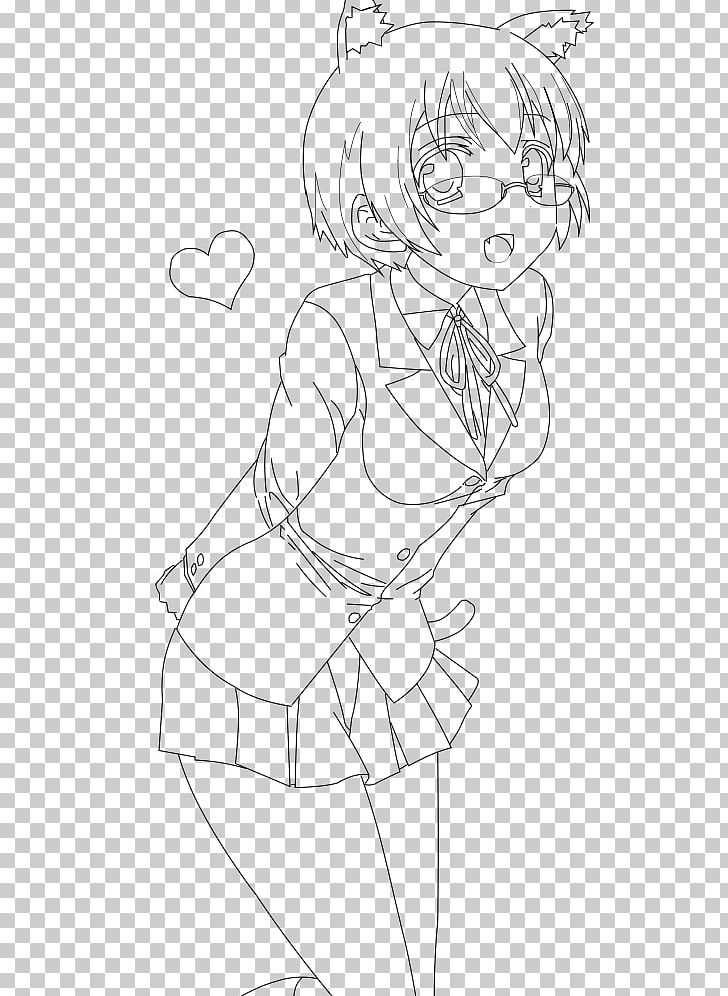 Line Art Anime Drawing Sketch PNG, Clipart, Angle, Anime, Area, Arm, Black Free PNG Download