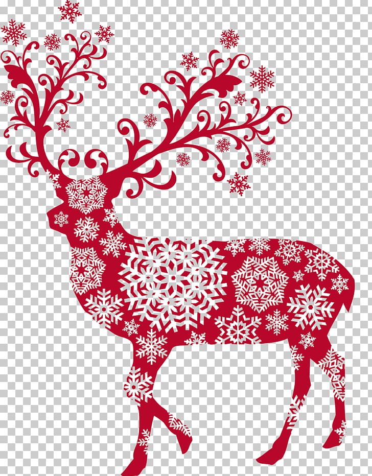 Reindeer Christmas Illustration PNG, Clipart, Area, Art, Black And White, Christmas, Christmas Card Free PNG Download