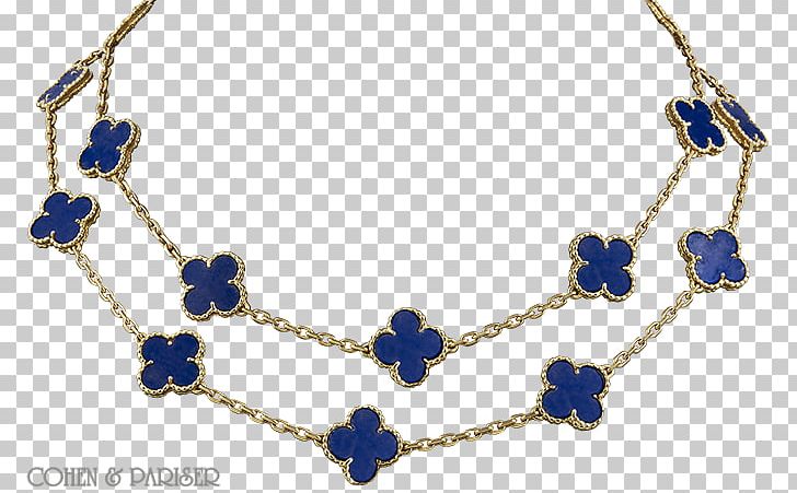 Sapphire Van Cleef & Arpels Necklace Lapis Lazuli Jewellery PNG, Clipart, Bead, Blue, Body Jewellery, Body Jewelry, Bracelet Free PNG Download