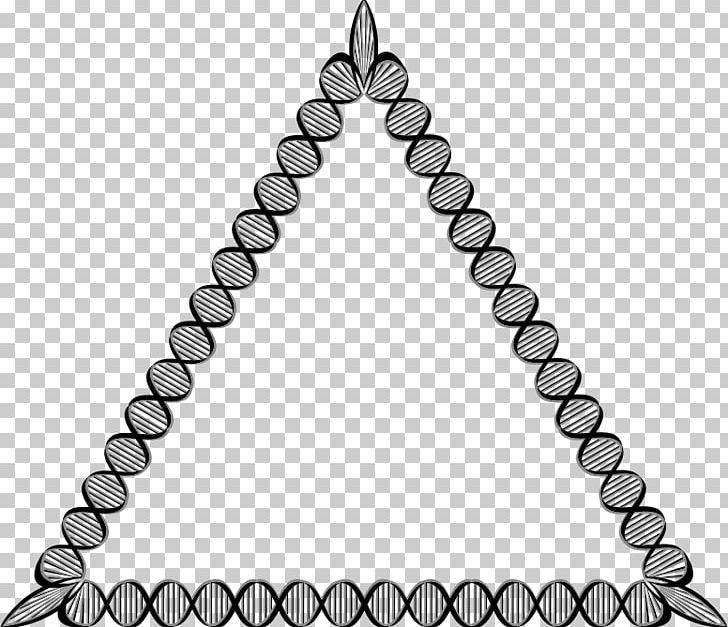 Triangle DNA Line Point PNG, Clipart, Angle, Area, Art, Biology, Black Free PNG Download