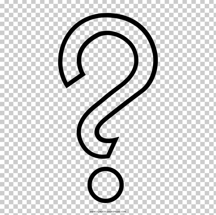 Drawing Of A Question Mark, HD Png Download - vhv
