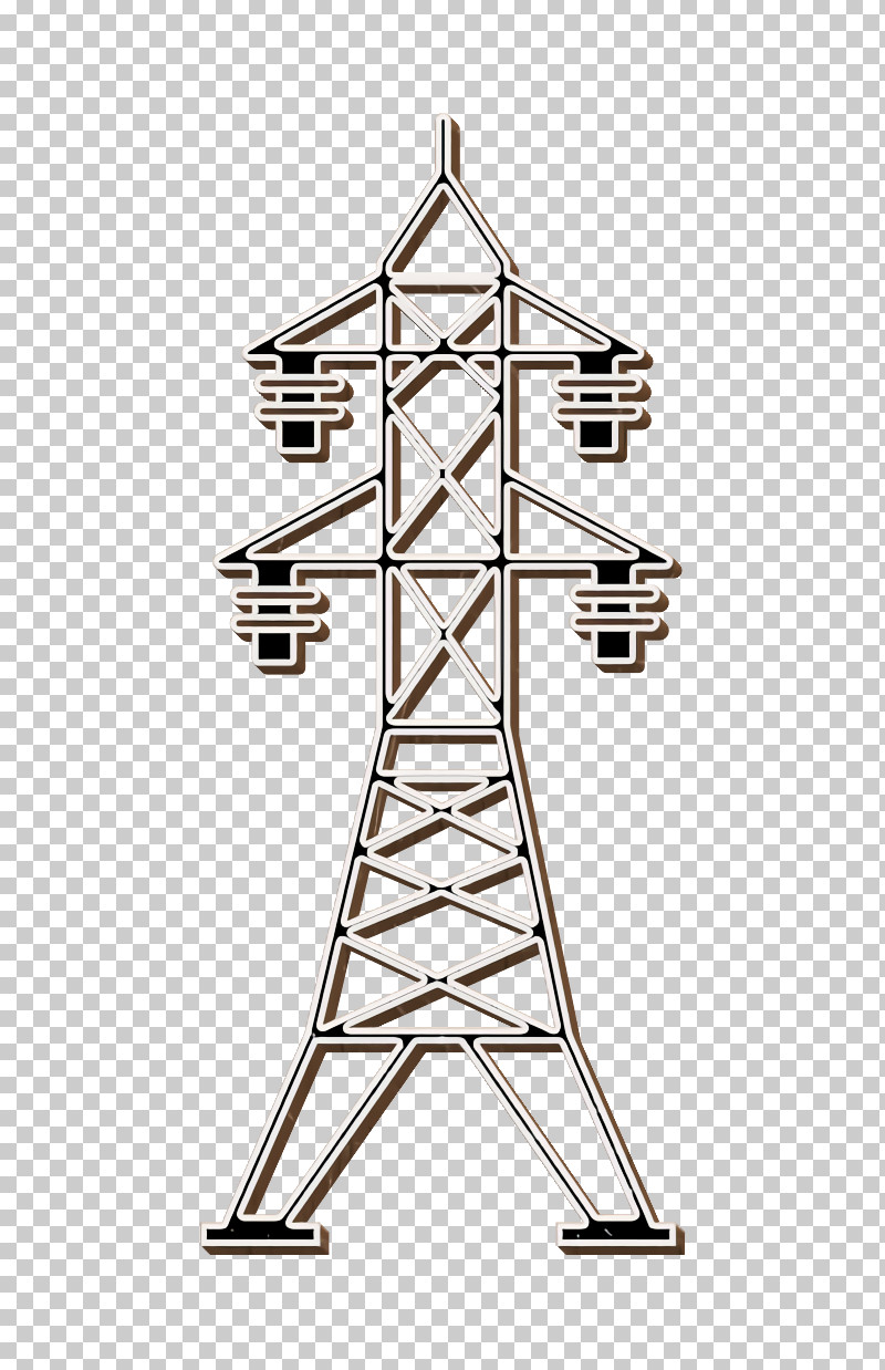 Power Line With Four Insulators Icon Tower Icon Social Icon PNG, Clipart, Angle, Energy Icons Icon, Geometry, Line, M Free PNG Download