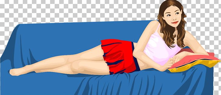 Couch Illustration Png Clipart Arm Baby Girl Balloon Cartoon